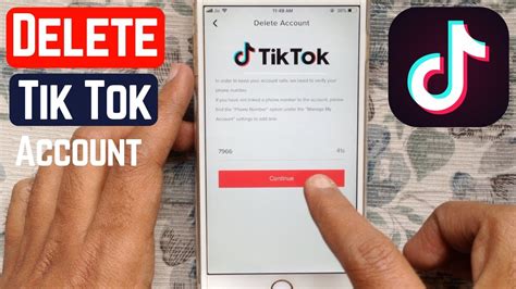 How to delete a TikTok account?