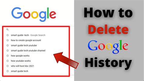 How to delete search history?