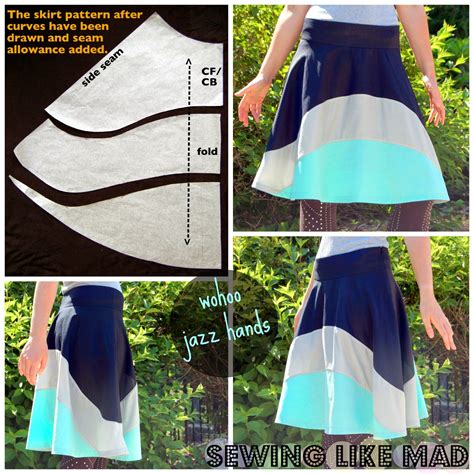 How to design a skirt pattern?