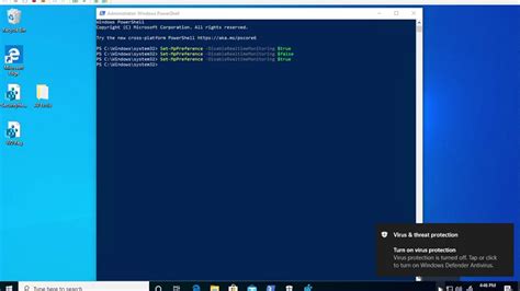 How to disable Windows Defender permanently using PowerShell?