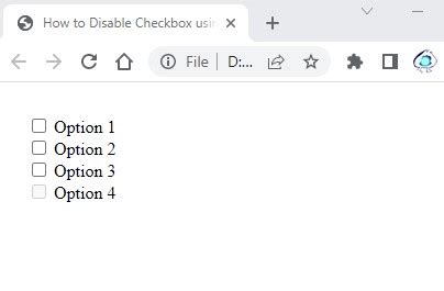 How to disable a checkbox in js?