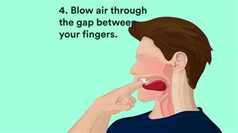 How to do 2 finger whistle?