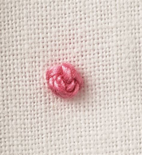How to do French knot embroidery?