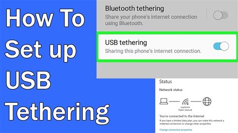 How to do USB tethering in Windows 10?