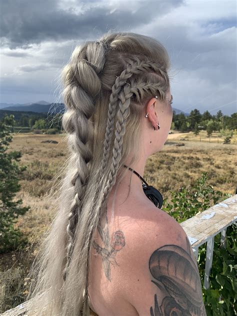 How to do Viking side braids?