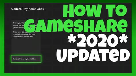 How to do Xbox gameshare?