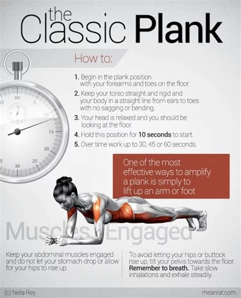How to do a 10 minute plank?