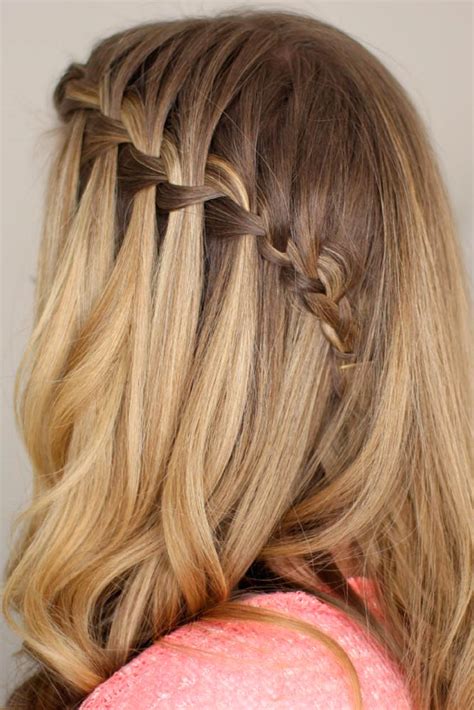 How to do a 5 strand waterfall braid?