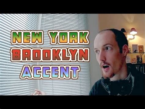 How to do a Brooklyn accent?