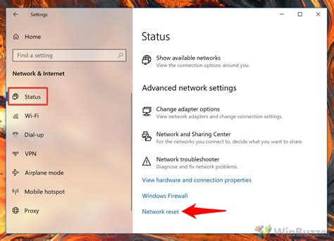 How to do a full network reset?