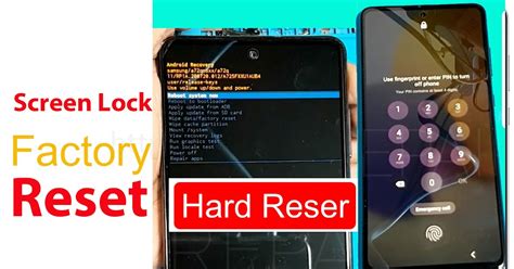 How to do a hard reset when screen is black?