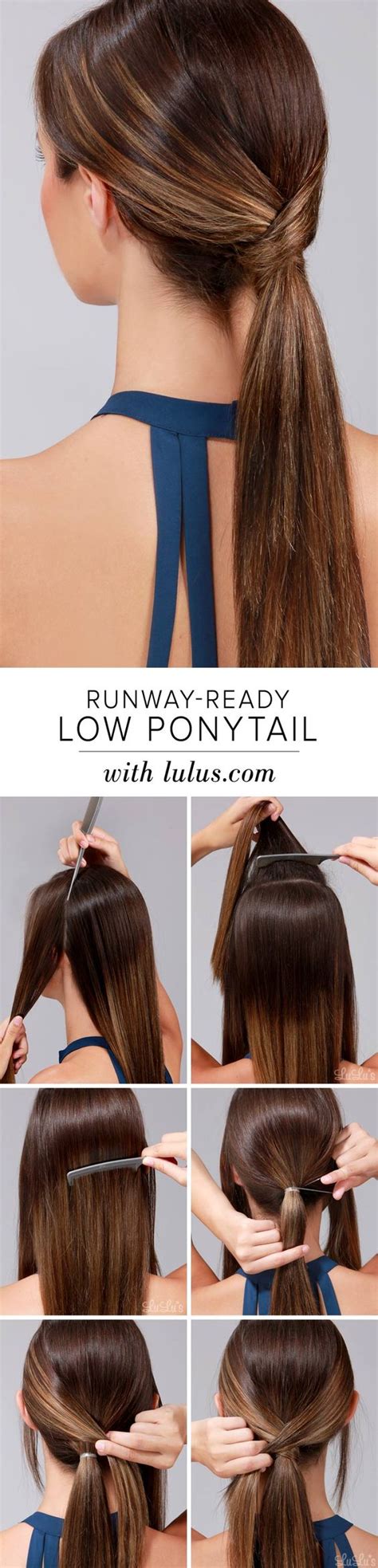How to do a lazy ponytail?