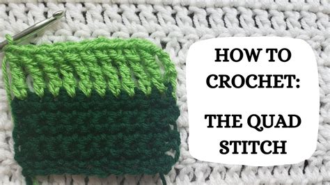 How to do a quadruple crochet stitch?