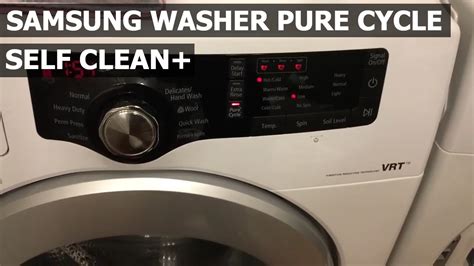 How to do a self clean cycle on washer?