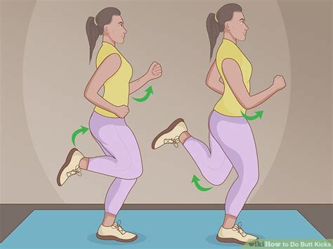 How to do butt kicks?