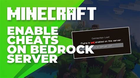 How to do cheats in bedrock?