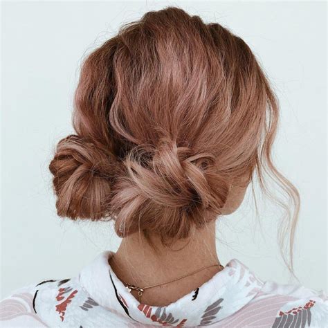 How to do cute messy low space buns?