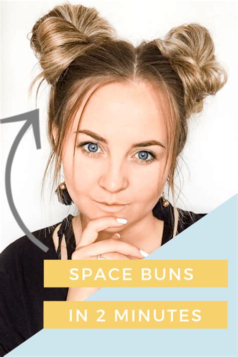 How to do cute messy space buns?