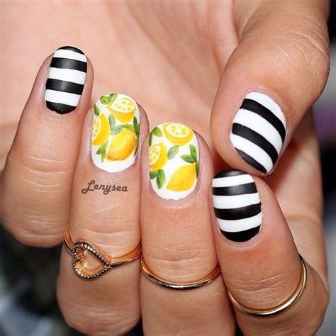 How to do lemon nails?