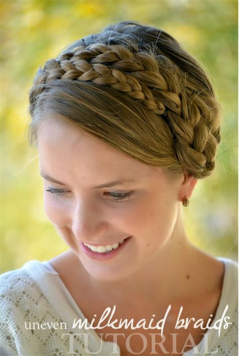 How to do milkmaid braids?