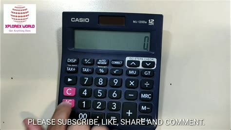 How to do off casio calculator?