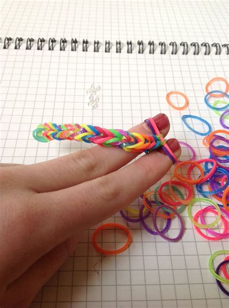 How to do rainbow loom with your fingers?