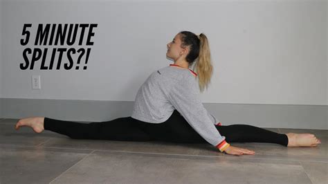 How to do splits in 5 minutes?