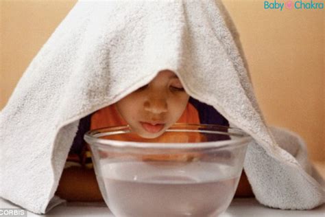 How to do steam inhalation for babies?