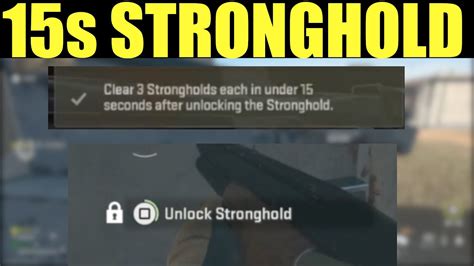 How to do strongholds in 15 seconds?