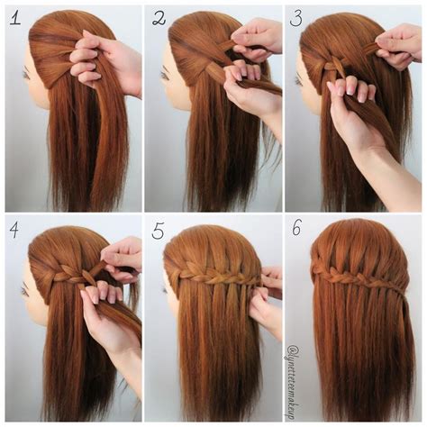 How to do waterfall braids?