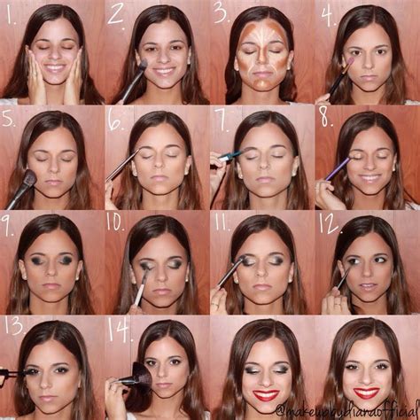 How to do your makeup step by step?
