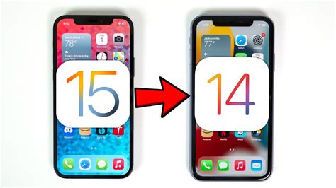 How to downgrade from iOS 15 to iOS 14 without PC?