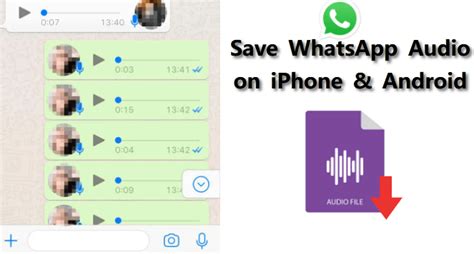 How to download audio from WhatsApp?