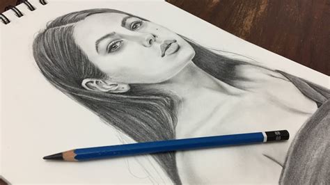 How to draw a real girl face?