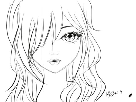 How to draw beautiful anime faces?
