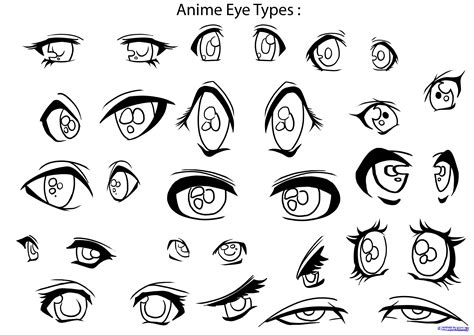 How to draw cute anime girl eyes easy?