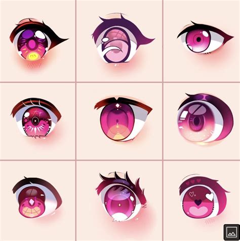 How to draw juicy anime eyes?