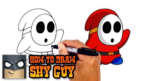 How to draw shy boy?