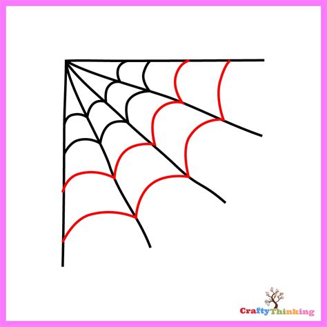 How to draw spiderweb?