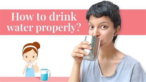 How to drink water correctly?