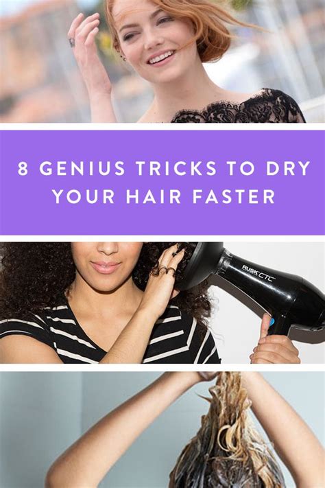 How to dry hair faster?