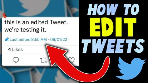 How to edit a tweet?