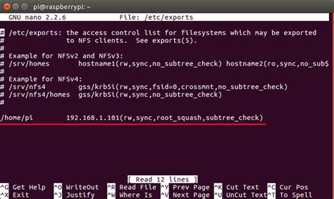 How to export NFS share in Linux?