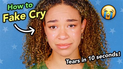 How to fake cry naturally?