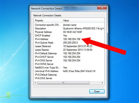 How to find IP address on PC?