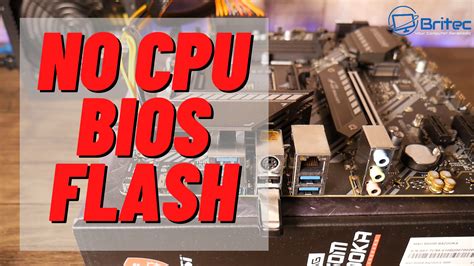 How to flash BIOS without GPU?