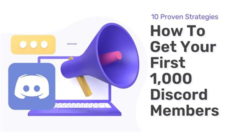 How to get 1,000 Discord members?