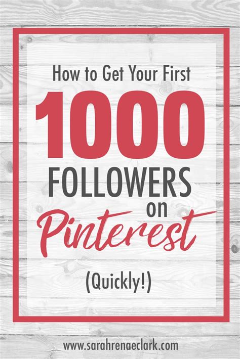 How to get 1,000 followers on Pinterest?
