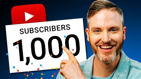 How to get 1,000 subscribers on YouTube?
