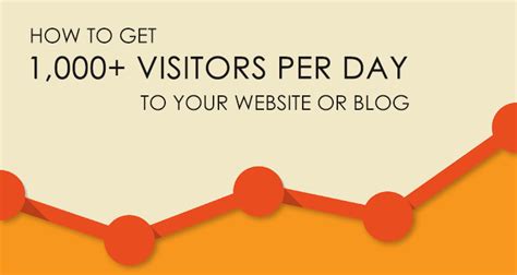 How to get 1,000 visitors per day on website?